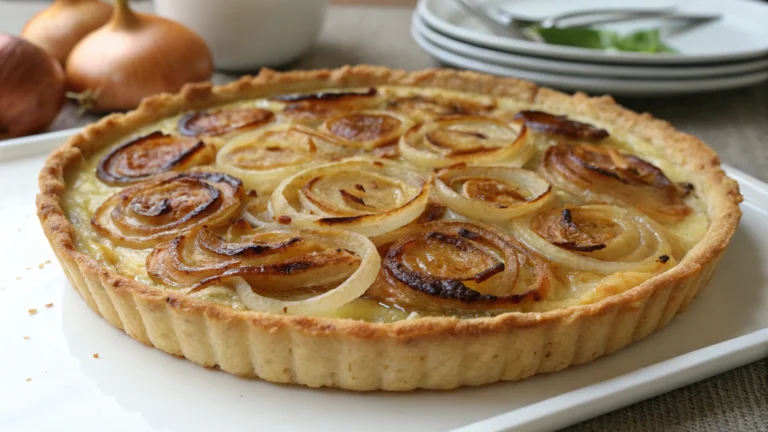Tarte à l’oignon alsacienne - recette française