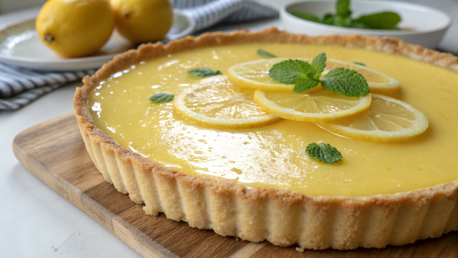 Tarte au Citron Fondante et Express - recette française