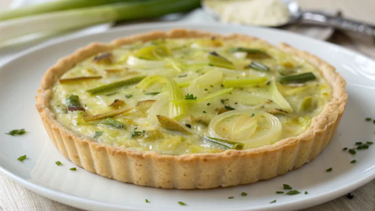 Tarte aux Poireaux Gourmande - recette française