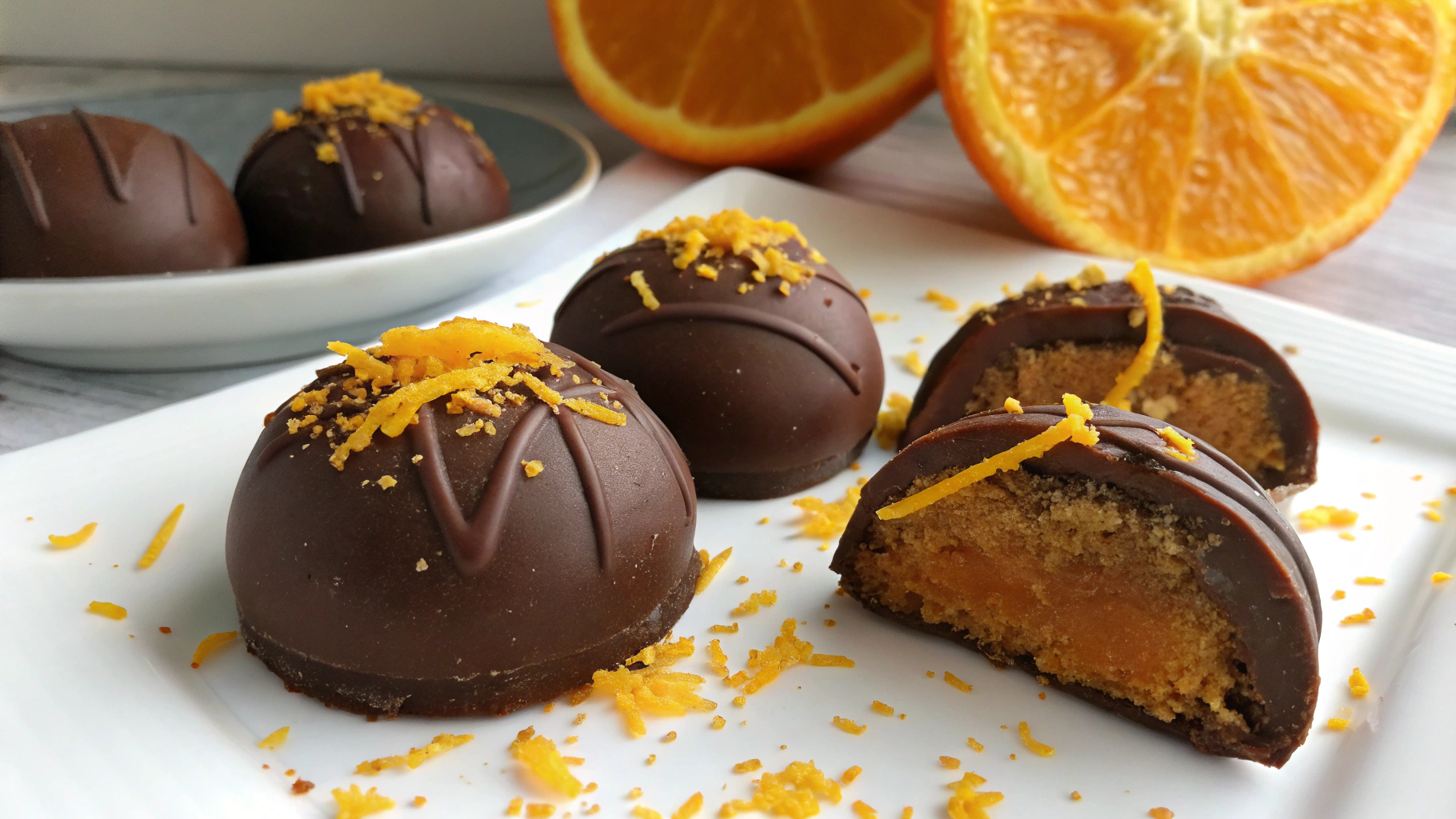 Truffes au Chocolat et à l’Orange - recette française