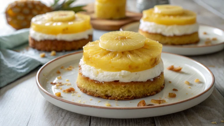 Petits Moelleux Renversés à l’Ananas & Mascarpone - recette française