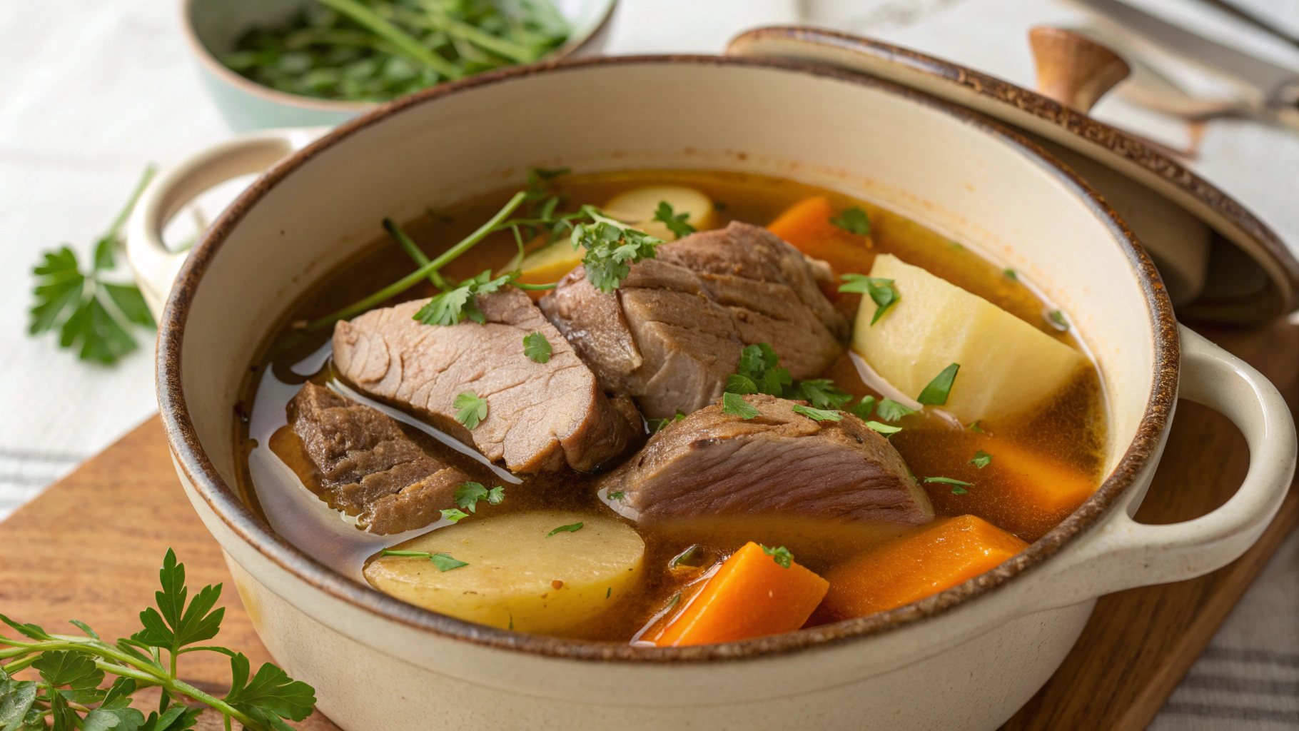 Pot-au-feu de canard fondant et parfumé - recette française