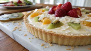 Tarte Paradisiaque à la Crème Coco - recette française