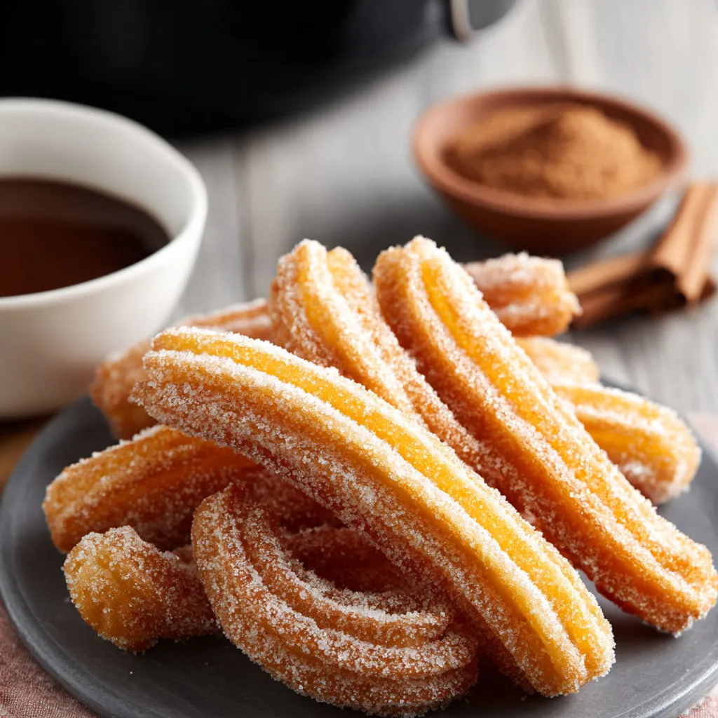 Churros croustillants cuits à l'airfryer