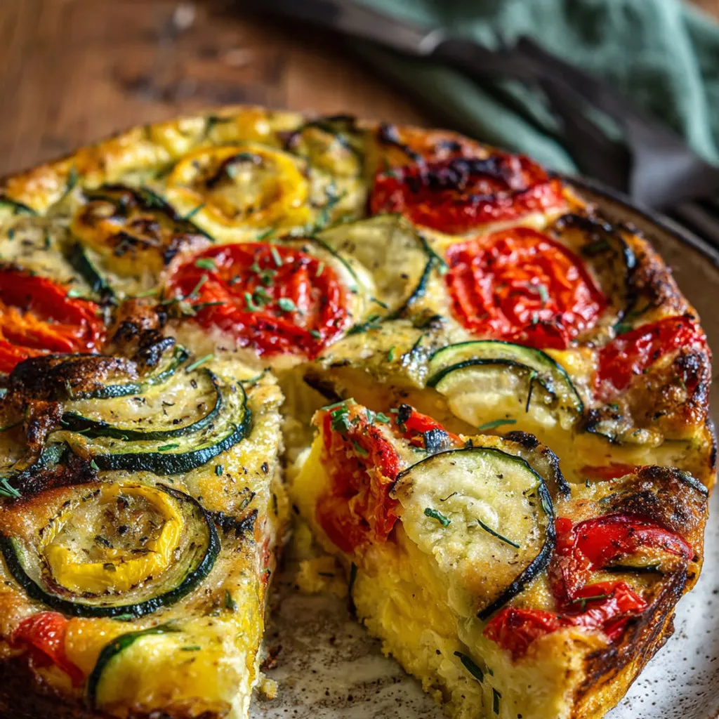 Clafoutis de légumes du soleil au parmesan