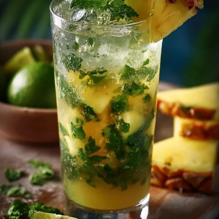 Cocktail Mojito Ananas: Recette Rafraîchissante aux Saveurs Tropicales
