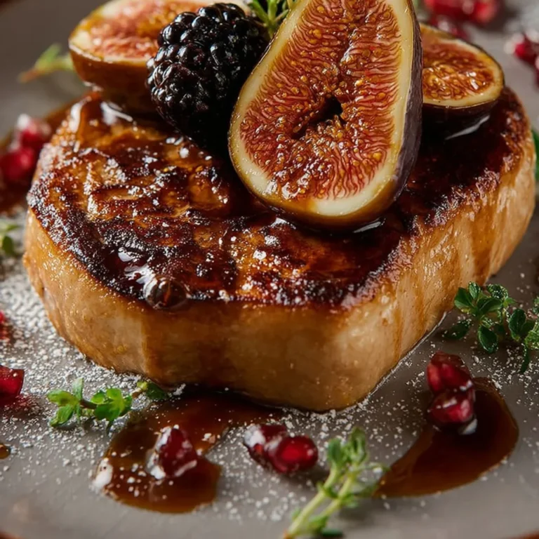 Dégustez un délicieux foie gras poêlé aux figues succulent