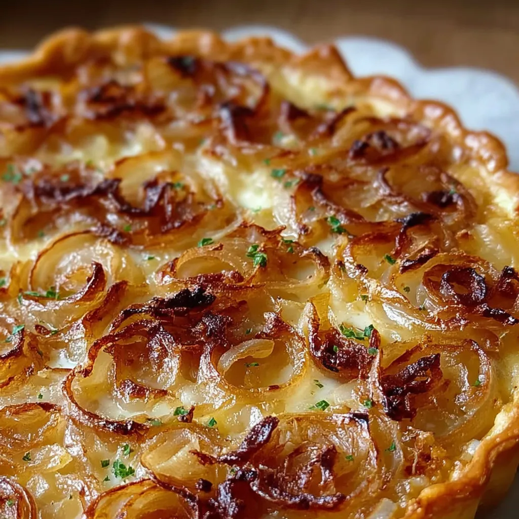 Délice au Fromage Reblochon et Oignons Caramélisés