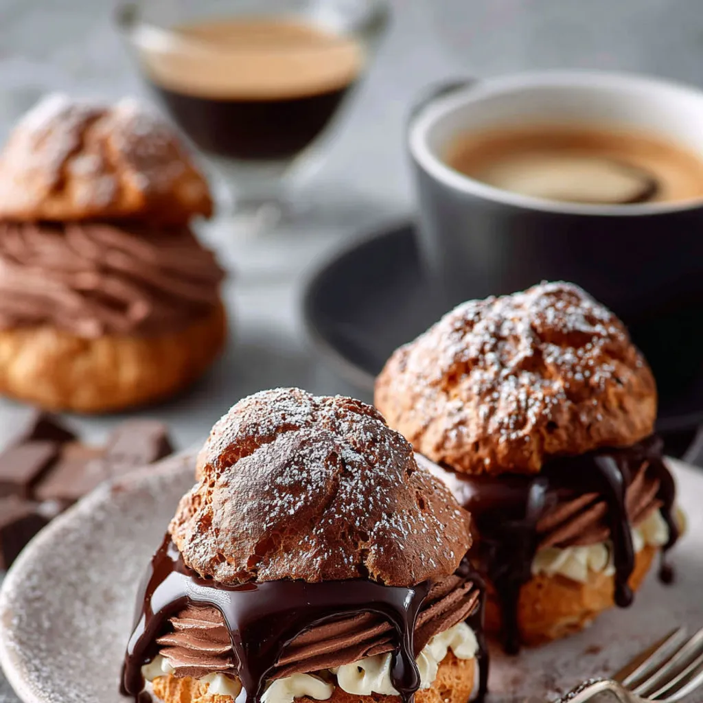 Délice chocolaté : recette facile de choux gourmands
