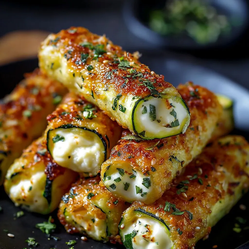 Délice croustillant : Cigares courgettes feta, un régal savoureux