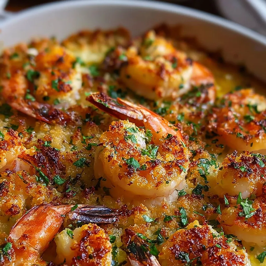 Délice de crevettes au beurre et citron enchanté