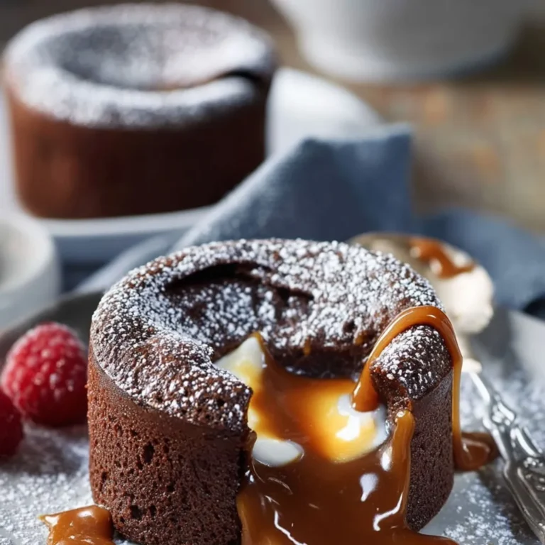 Délice fondant au chocolat et caramel : recette simple