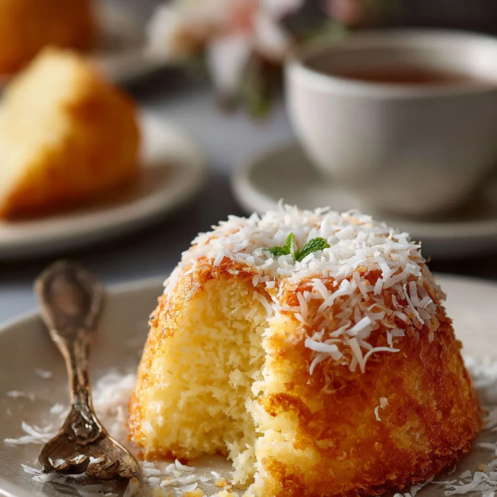 Délice fondant à la noix de coco : recette gourmande