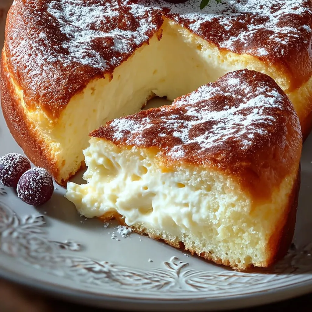 Délice moelleux: recette facile de gâteau au yaourt grec.