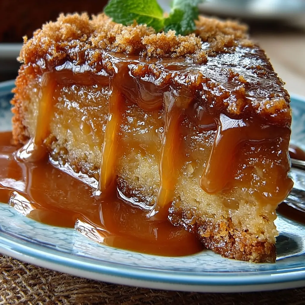 Délice sucré : gâteau au caramel beurre salé renversant