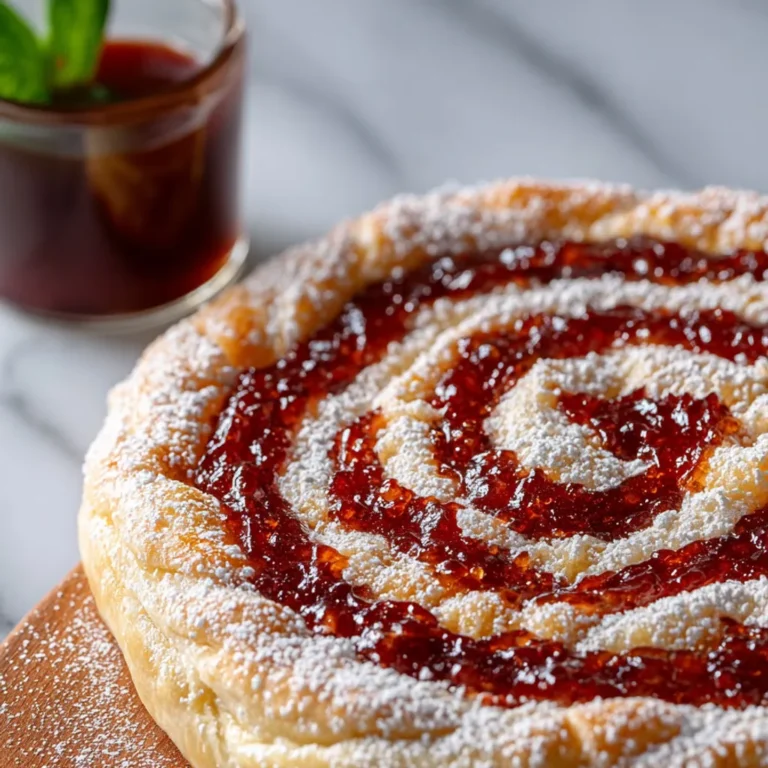 Délice tourbillon à la confiture: recette facile et gourmande