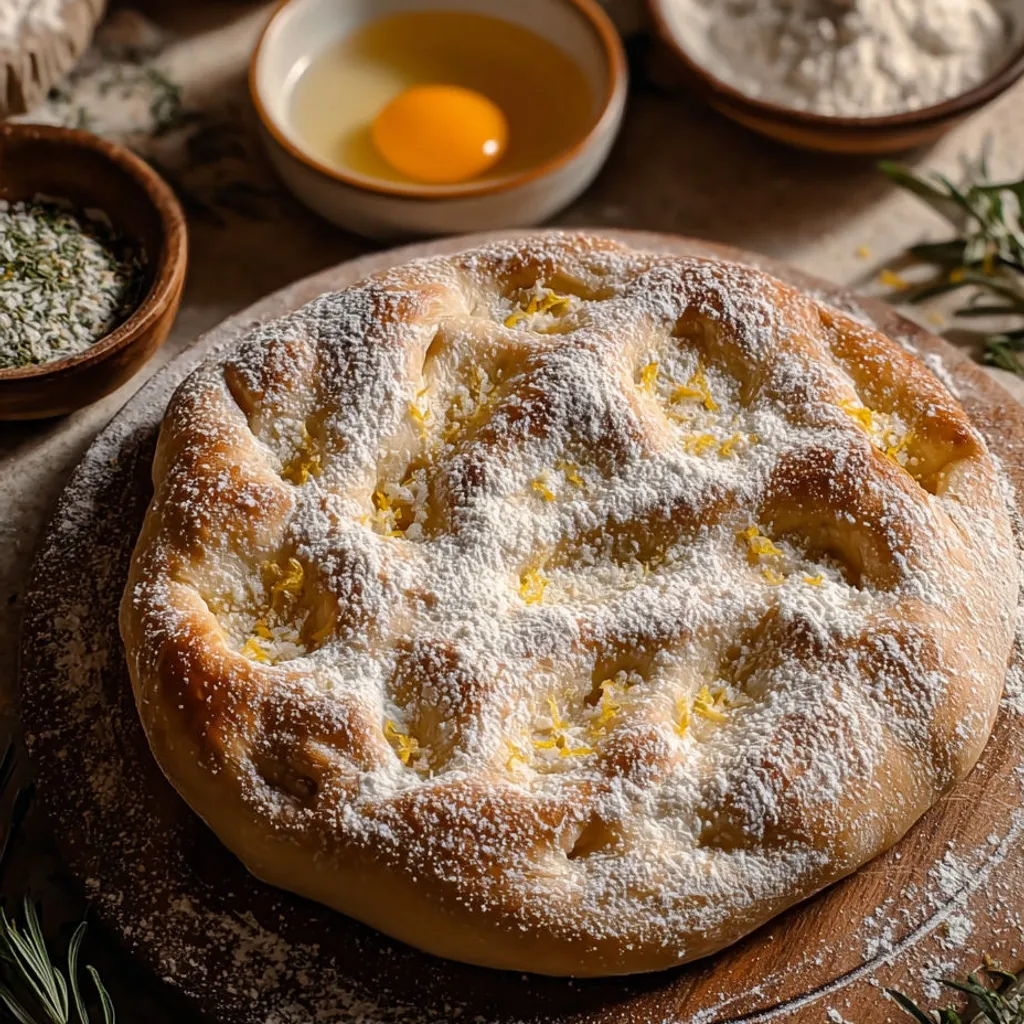 Délicieuse fougasse sucrée à la fleur d'oranger : recette gourmande.