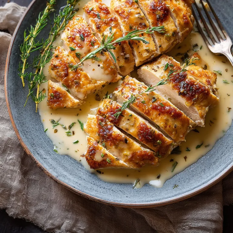 Délicieuse Poitrine de Poulet au Beurre Fondant