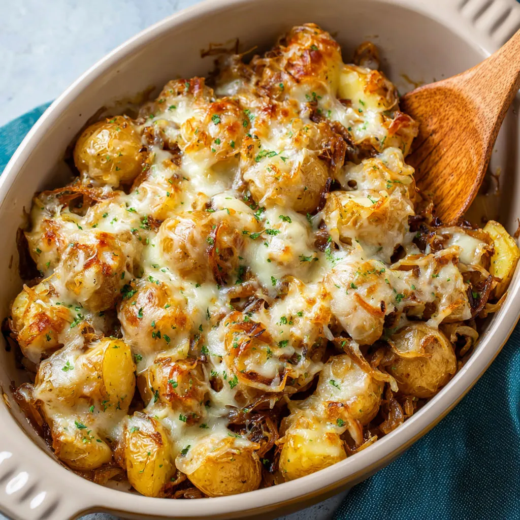 Délicieuse recette de pommes de terre au fromage fondant