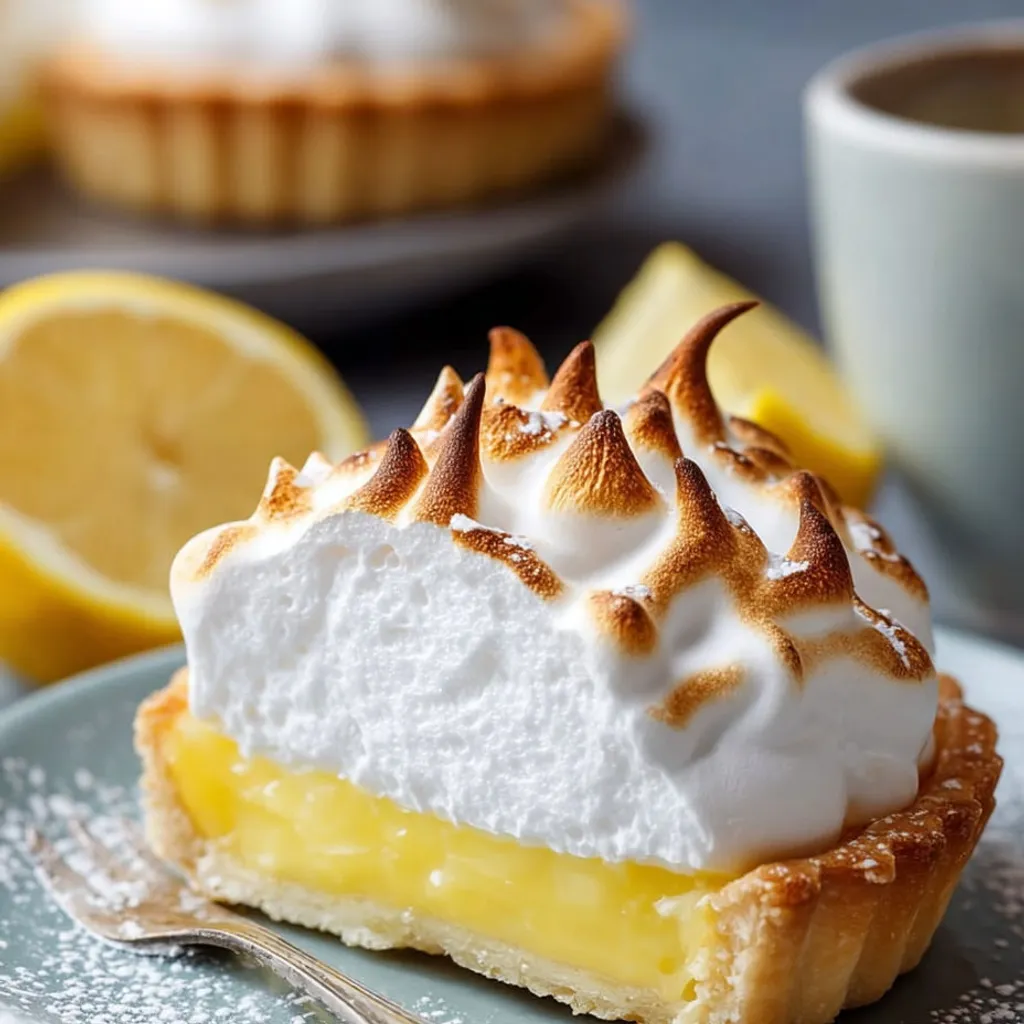 Délicieuse recette de tarte au citron meringuée simplifiée