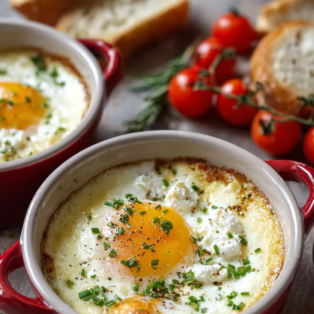 Délicieuse Recette d'Oeufs Cocotte Chèvre: Simple et Rapide