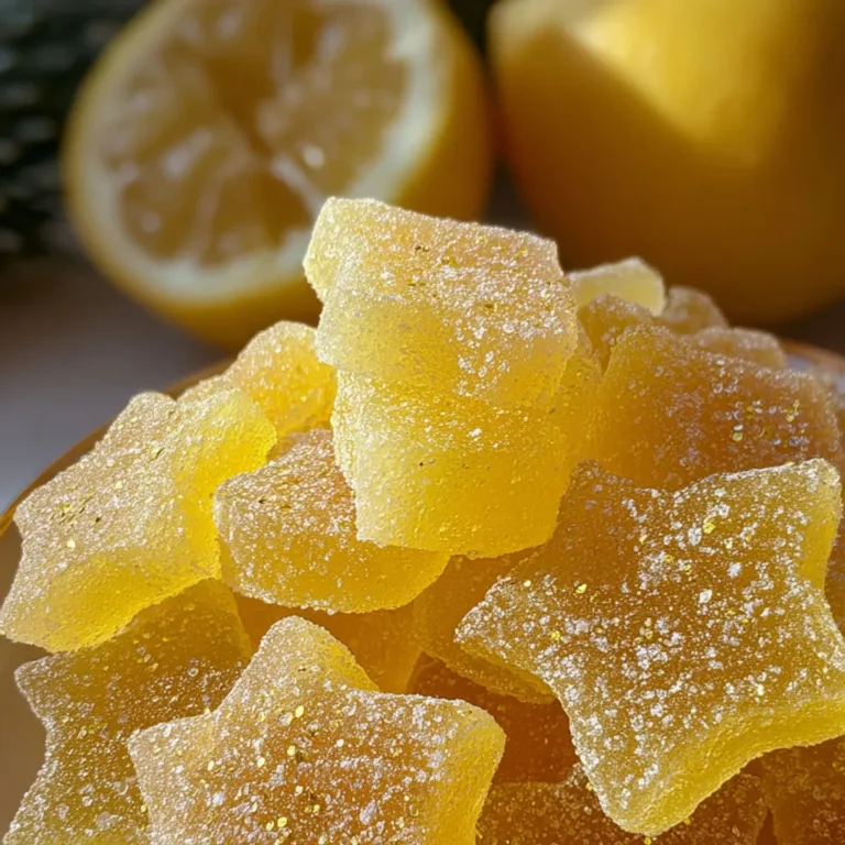 Délicieuse Recette Maison de Pâte de Fruits Citronnée