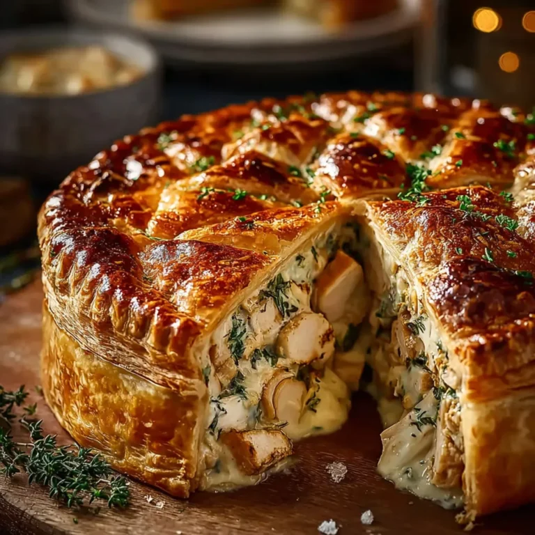 Délicieuse Tourte Poulet Faite Maison