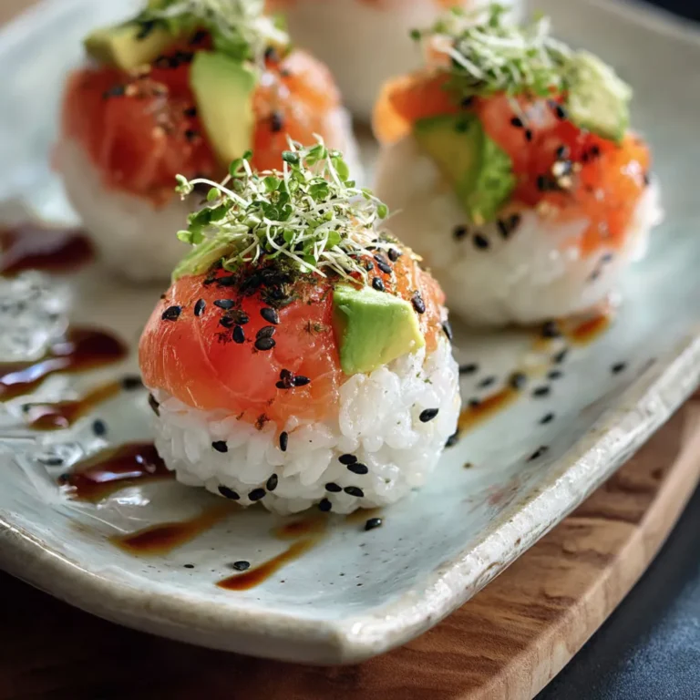 Délicieuses Bouchées Sushi Saumon Avocat: Recette Simple et Rapide