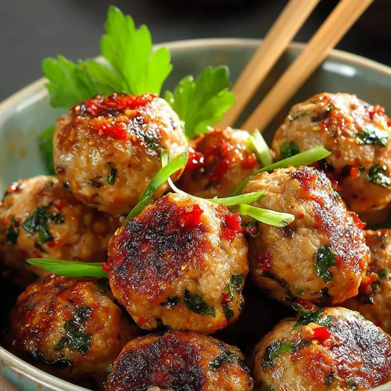 Délicieuses boulettes thaï au boeuf et épices exotiques