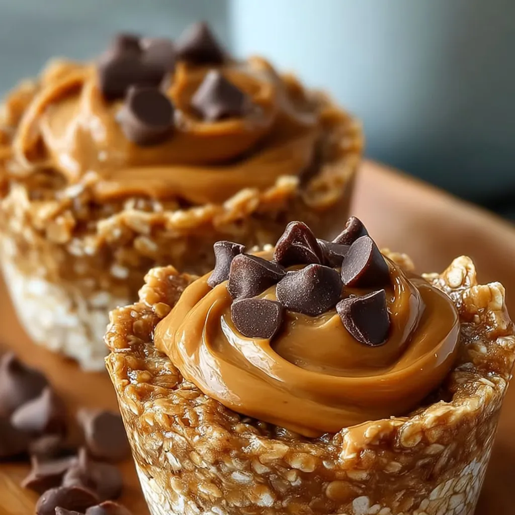 Délicieuses coupes avoine-beurre cacahuète: recette gourmande et saine!