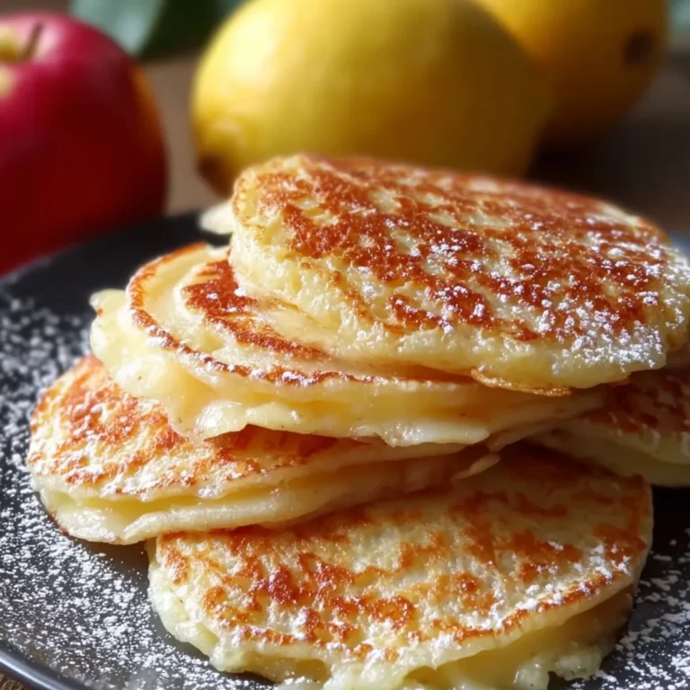 Délicieuses crêpes aux pommes: recette express à savourer