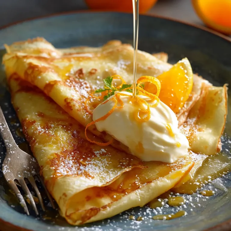 Délicieuses Crêpes Suzette Flambées: Recette Facile et Rapide