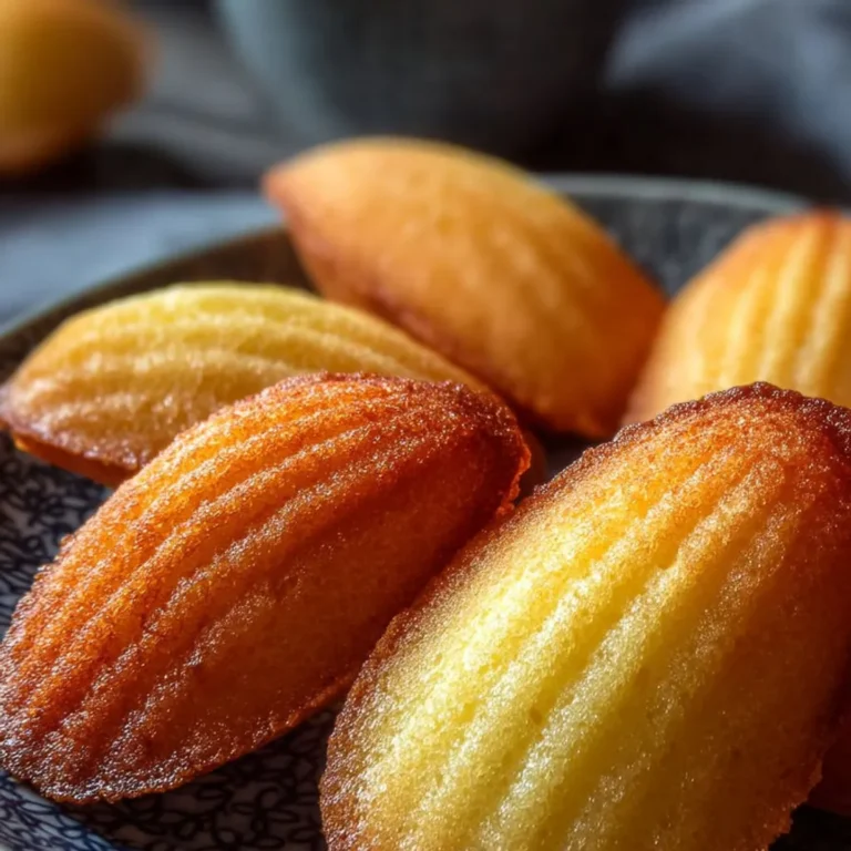 Délicieuses madeleines au citron de Grand-Mère