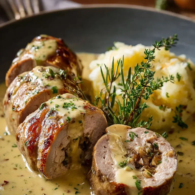 Délicieuses paupiettes de veau à la moutarde ancienne