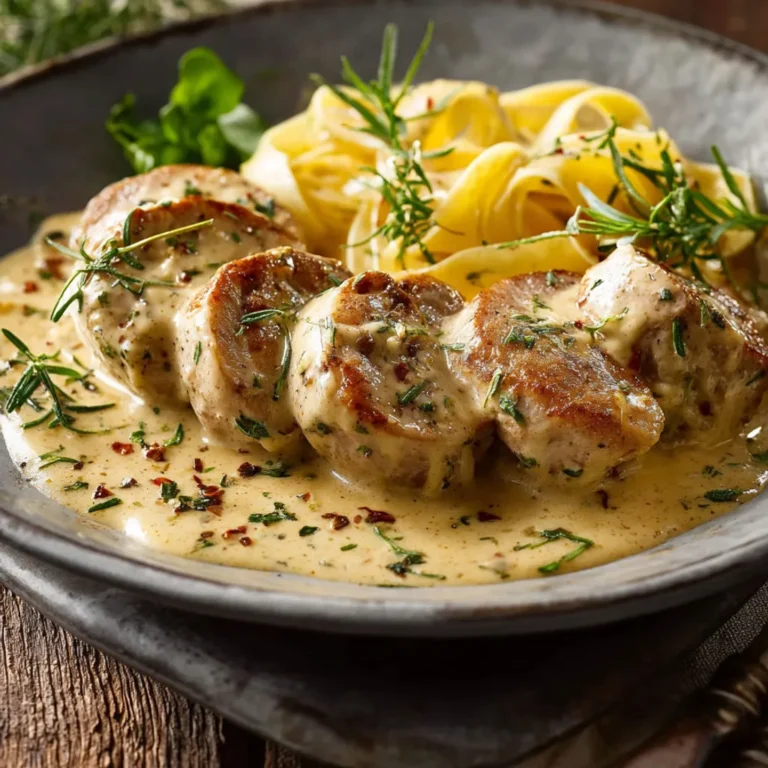 Délicieuses paupiettes de veau à la moutarde et estragon