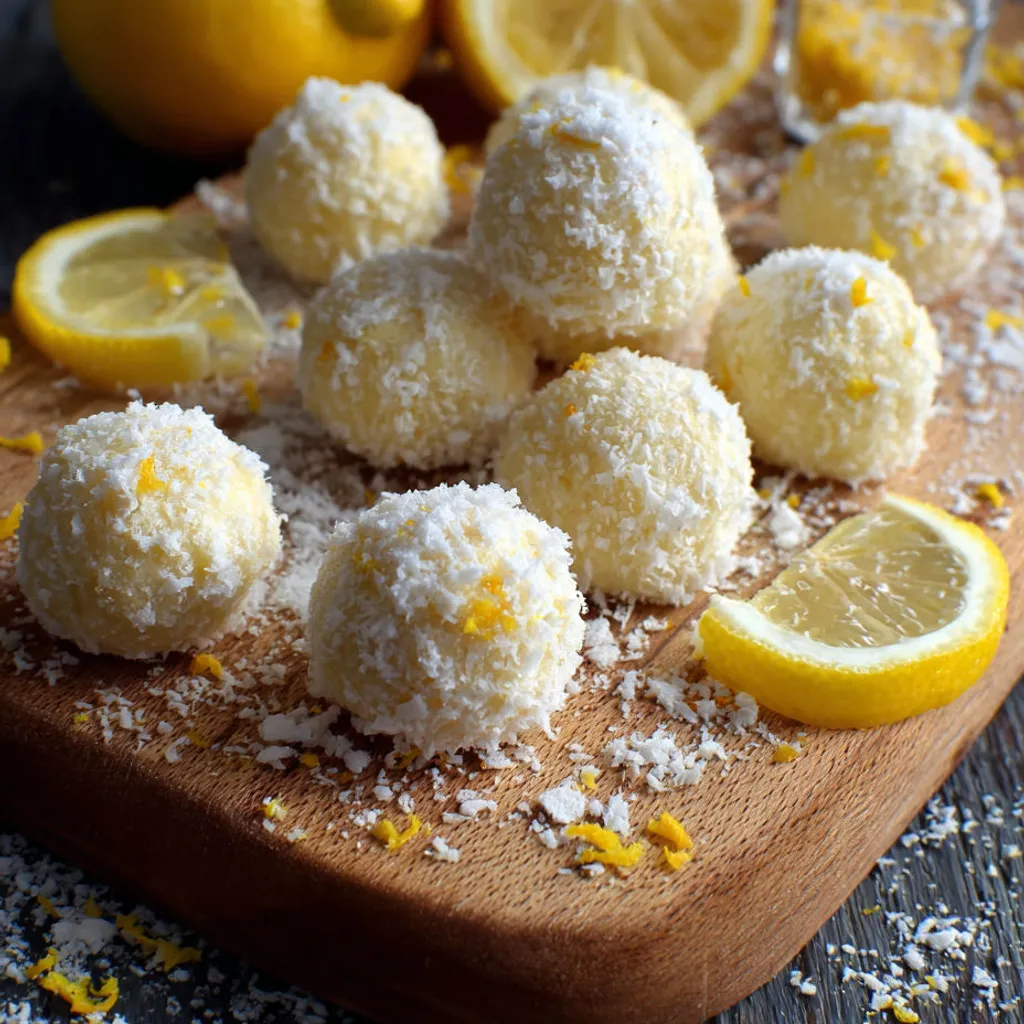 Délicieuses truffes citronnées : recette rapide et savoureuse.
