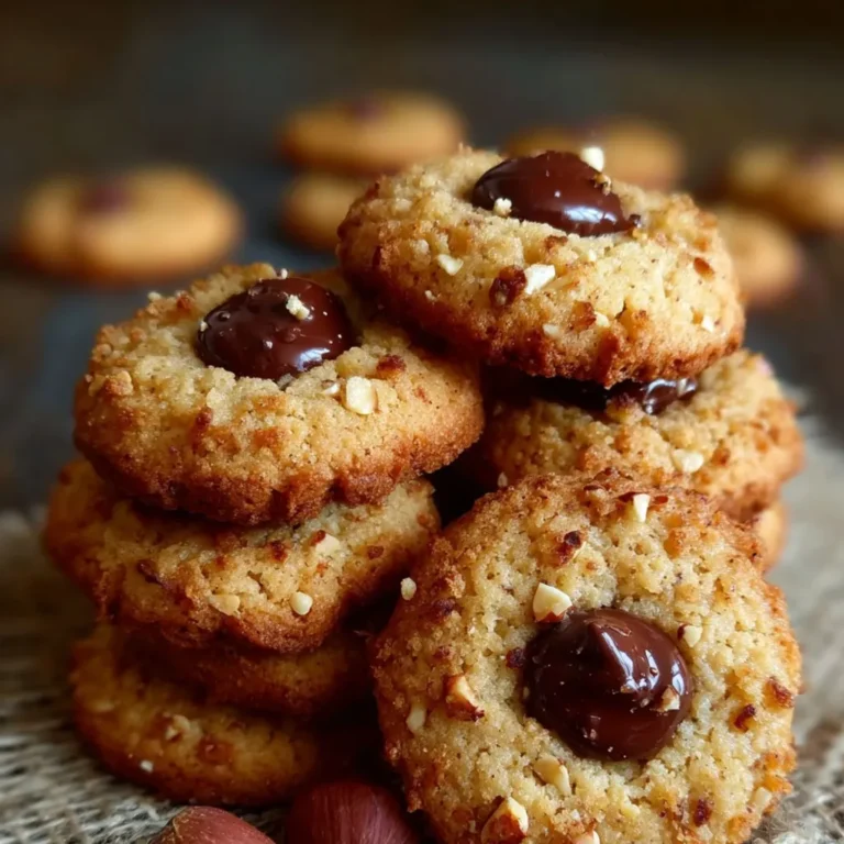 Délicieux biscuits chocolatés garnis de noisettes croquantes