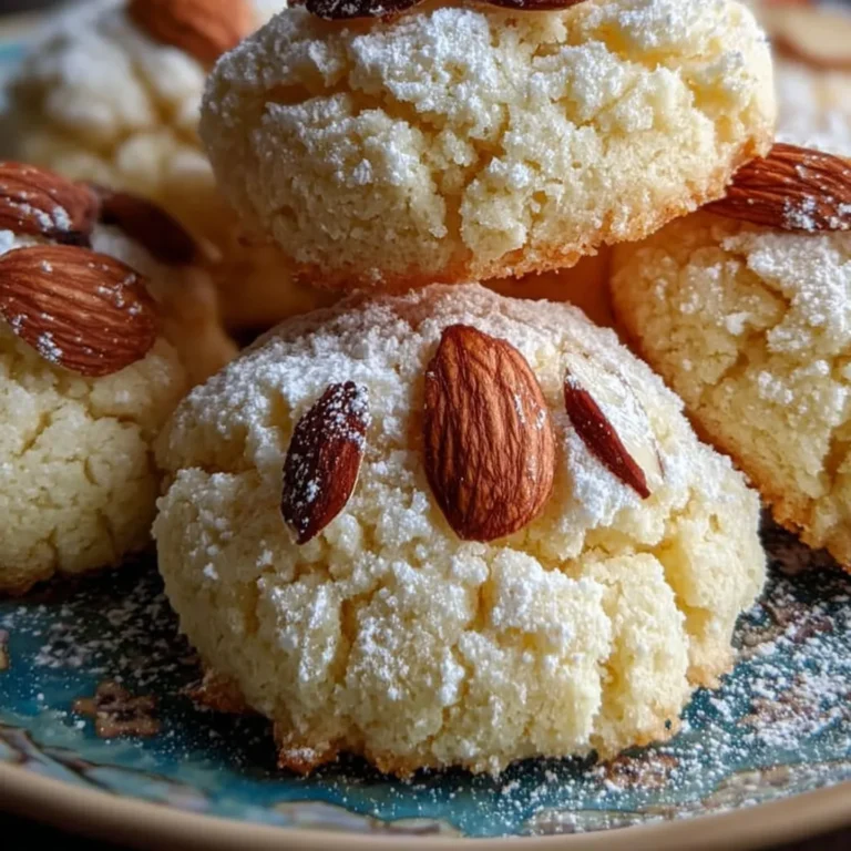 Délicieux biscuits moelleux à la ricotta et aux amandes