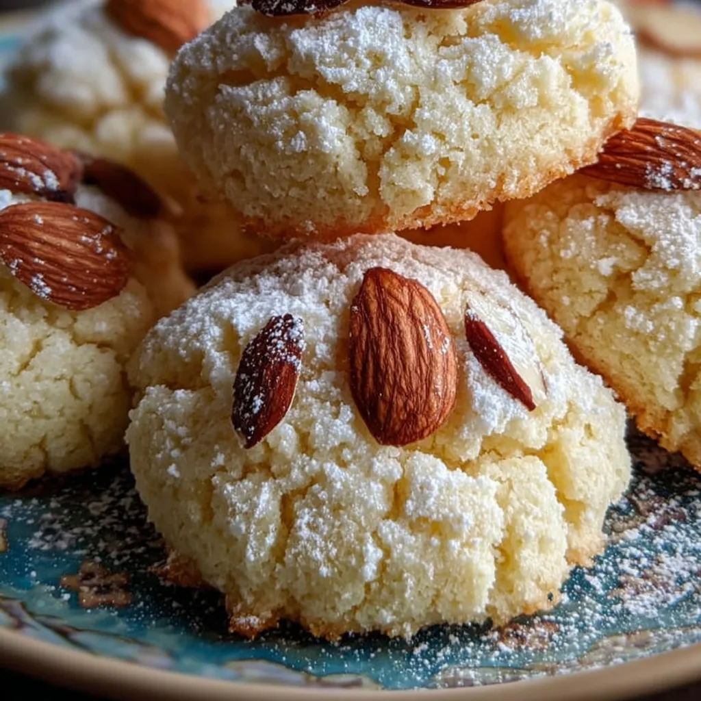 Délicieux biscuits moelleux à la ricotta et aux amandes