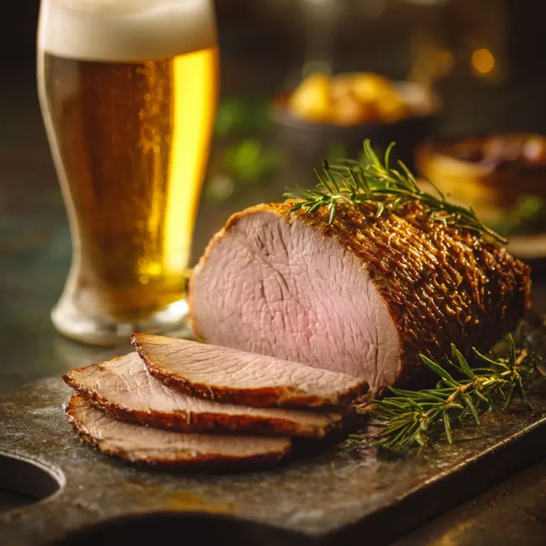 Délicieux bœuf effiloché à la bière blonde