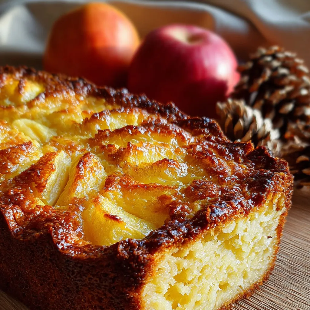 Délicieux cake frangipane aux pommes, une recette irrésistible !
