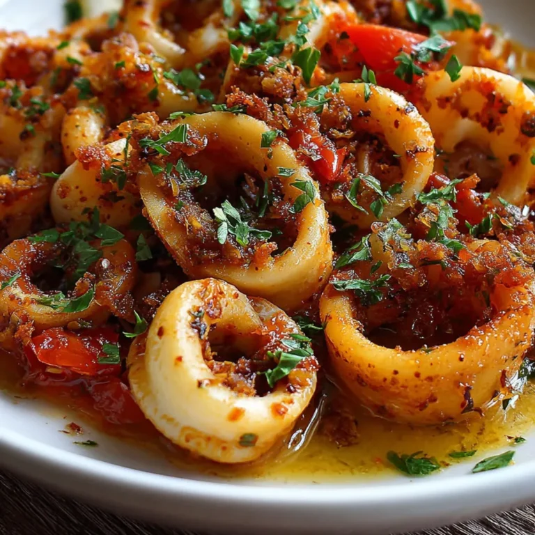 Délicieux calamars à la Catalane : recette simple et savoureuse