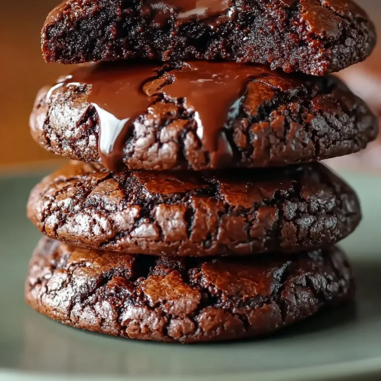 Délicieux cookies brownie chocolat fondant