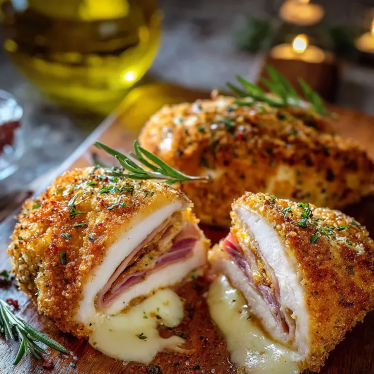 Délicieux Cordon Bleu de Poulet Maison - Recette Facile