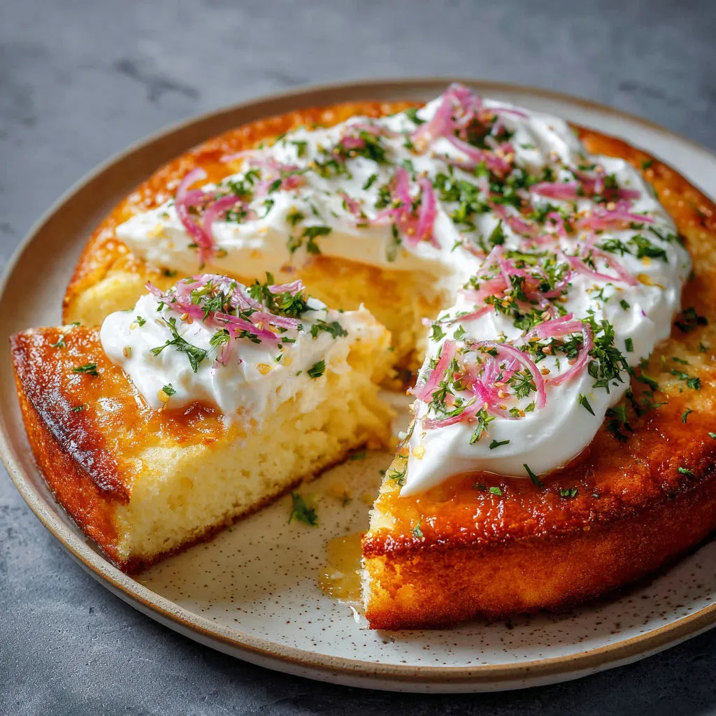 Délicieux Gâteau Moelleux à la Crème Sure