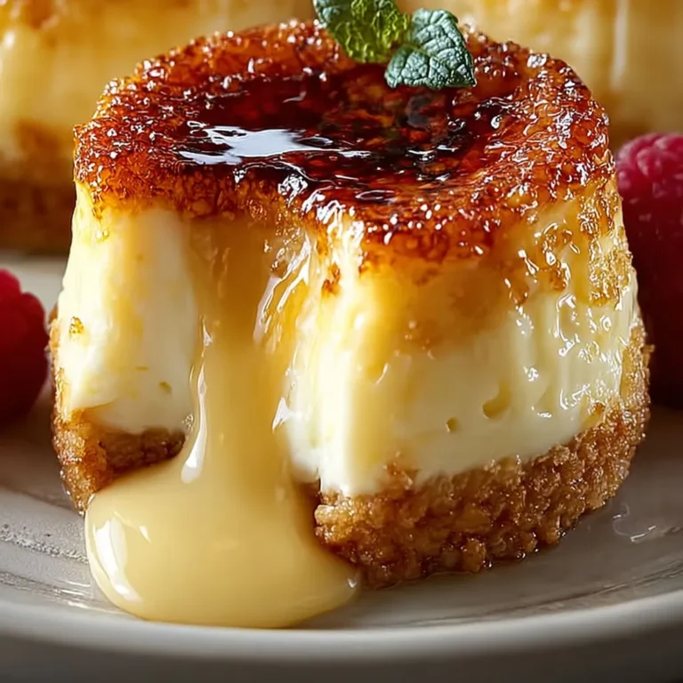 Délicieux mini cheesecakes croustillants aux saveurs exquises