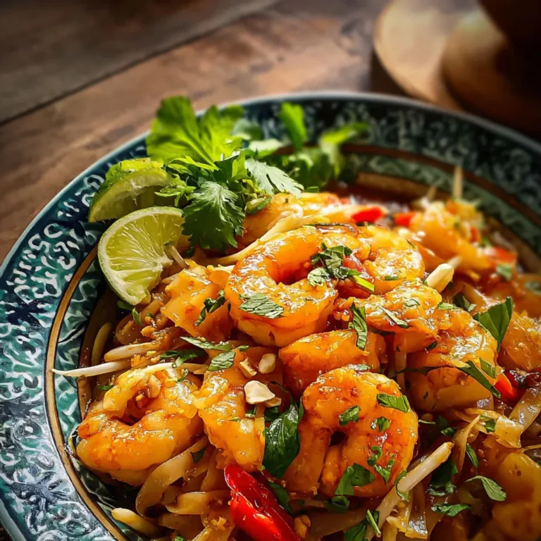 Délicieux Pad Thaï aux Crevettes: Recette facile et savoureuse