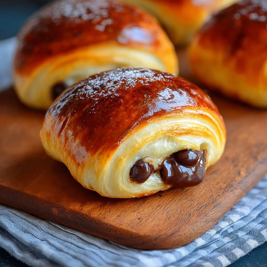 Délicieux pains chocolat briochés: recette gourmande et facile