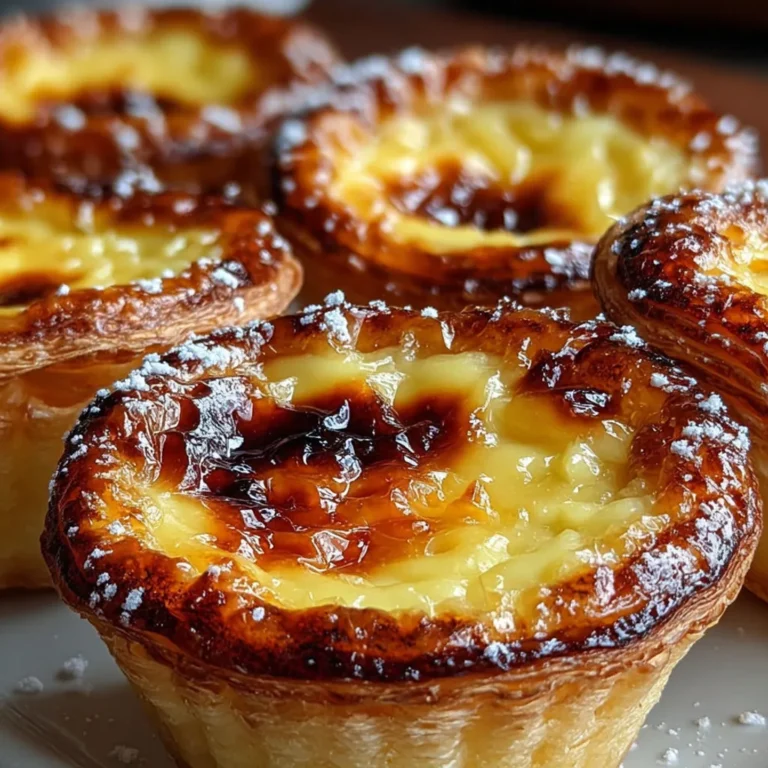Délicieux Pastel de Nata traditionnel : recette authentique et savoureuse