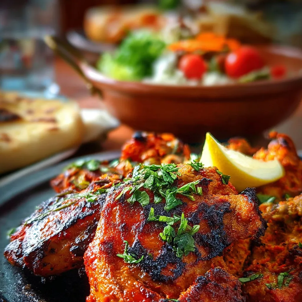 Délicieux poulet tandoori épicé : recette savoureuse et facile